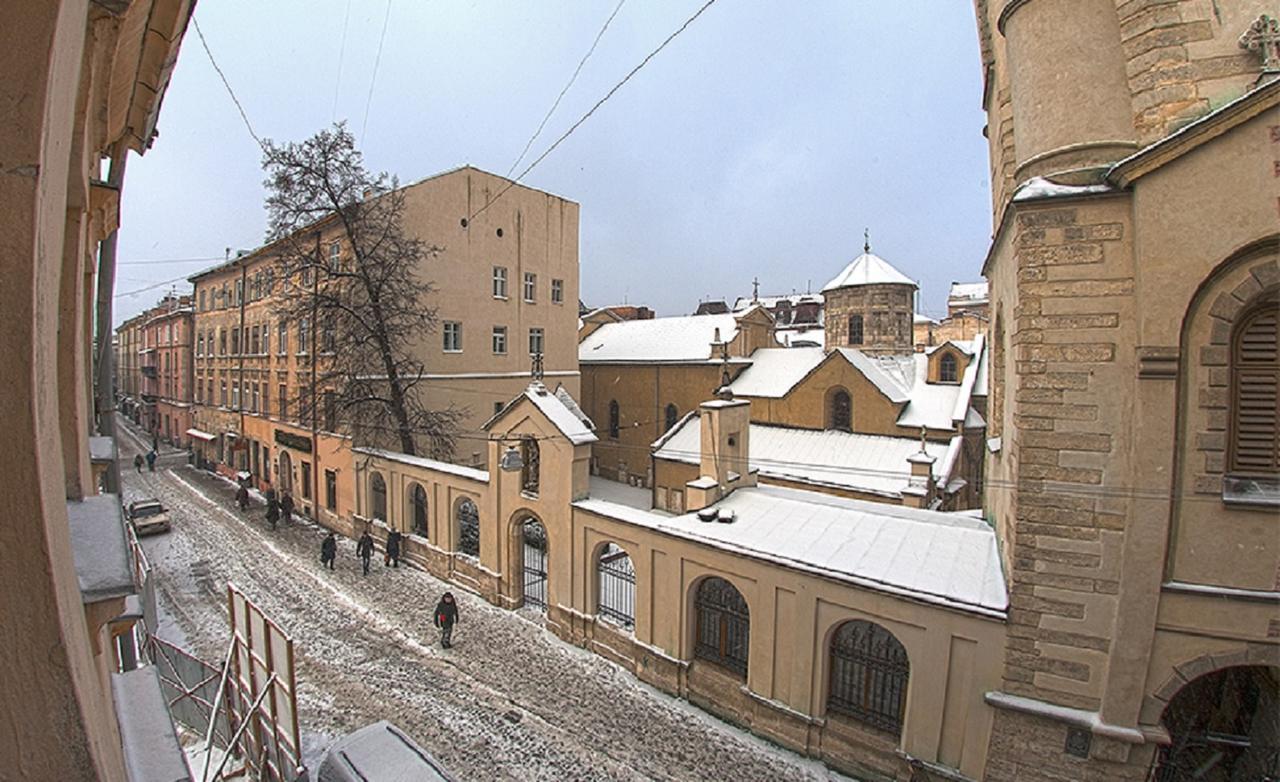 Квартира В Центрі На Вулиці Вірменській 12 Є Дві Спальні Двуспальні Ліжка Lviv Buitenkant foto